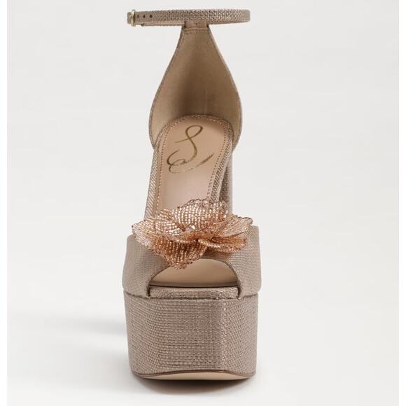 Sam Edelman KORI FLORA Platform Peep-Toe Heel Floral | Sz 9.5 New $170 - Picture 3 of 7